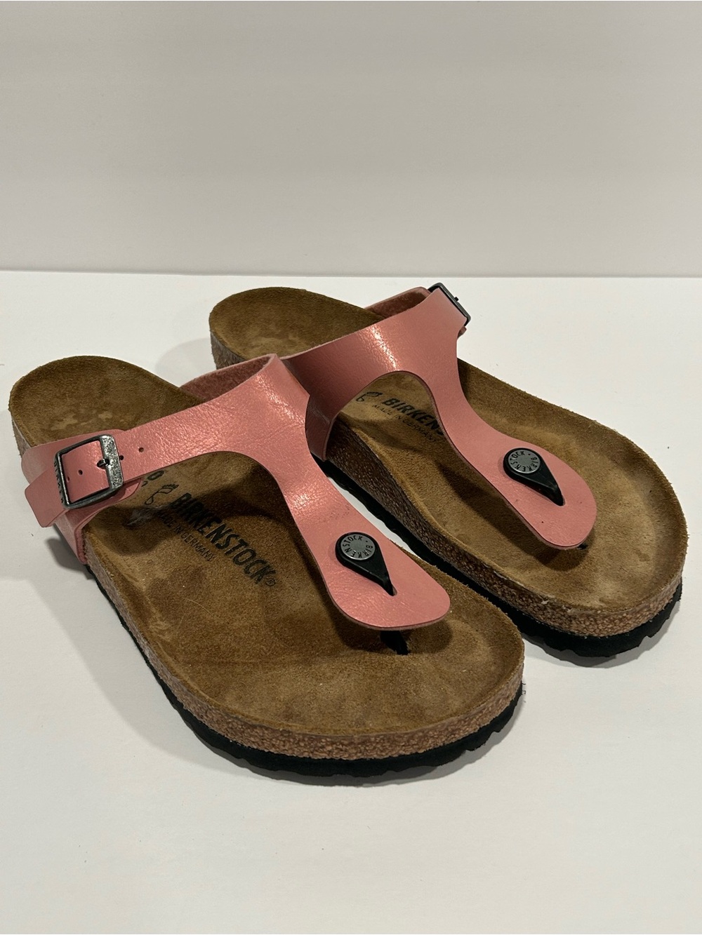 Birkenstock Gizeh Thong Sandals Pink Clay / Old Rose Size 40 Regular